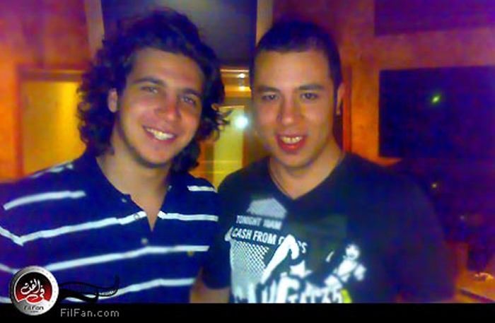 محمد قماح مع الموزع شريف الوسيمي