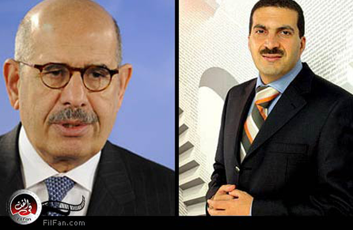 عمرو خالد ومحمد البرادعي