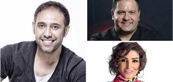 إدوارد وروجينا وعمرو مصطفى