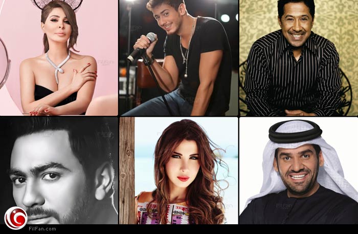 الشاب خالد وإليسا والجسمي ونانسي وتامر