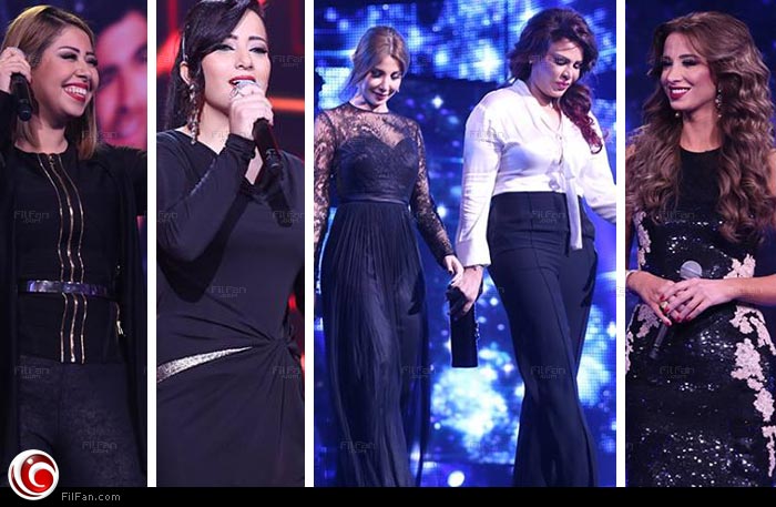 الأسود يكسو Arab Idol