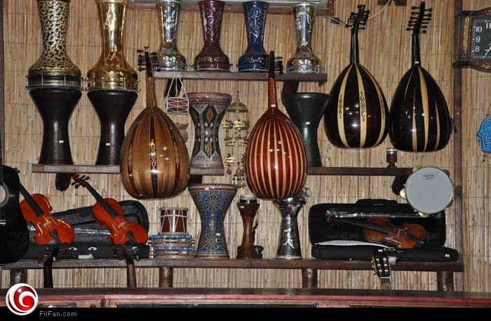 فوتوجراف به آلات موسيقية عربية (الحقوق لـVisual Journalism Class)