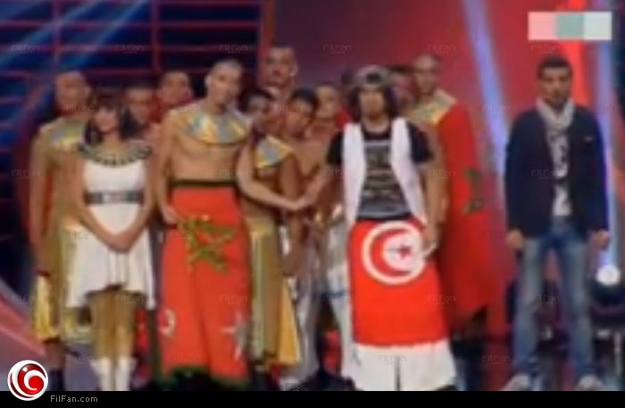 أعلام على مسرح Arabs Got Talent