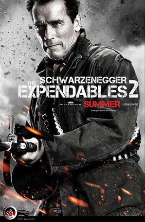 أرنولد في الملصق الدعائي للفيلم