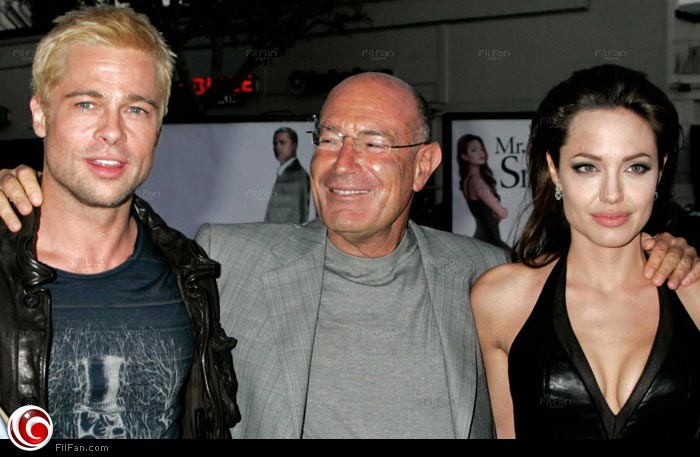 أرنون ميلشان مع براد بيت وأنجلينا جولي