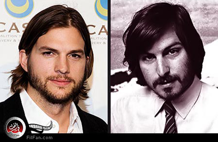 ستيف جوبز وأشتون