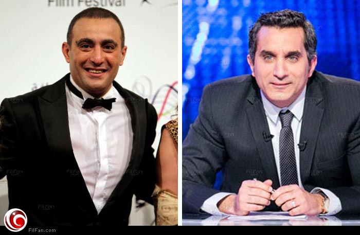 باسم يوسف وأحمد السقا