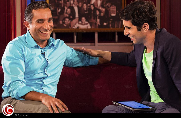 باسم يوسف مع جعفر عبد الكريم