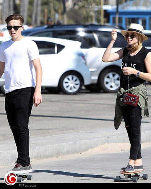 بروكلين بيكهام مع كلوي موريتز