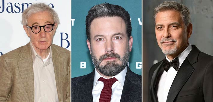 جورج كلوني، وبن أفليك، وودي ألن