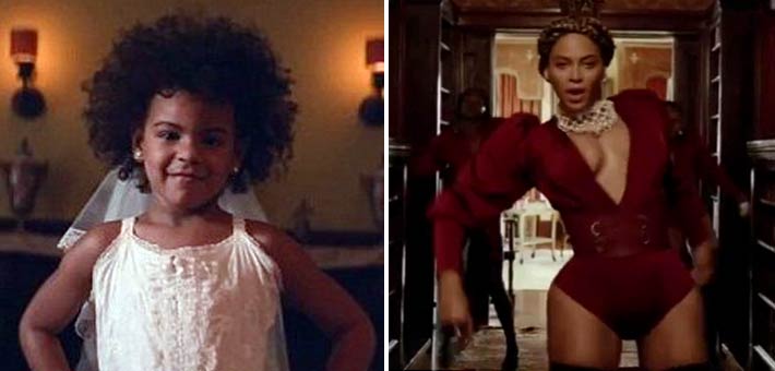 بيونسيه وابنتها في أغنية Formation