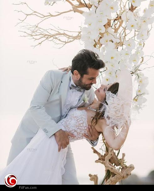 صورة من حفل زفاف بيرين سات