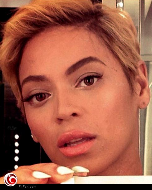 بينسيه تتخلى عن شعرها الطويل