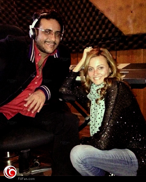 بشرى مع محمد رحيم في الأستوديو