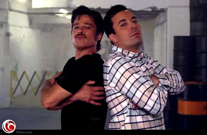 براد بيت يتحدى جيمي فالون