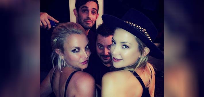 كيت هادسون مع بريتني سبيرز