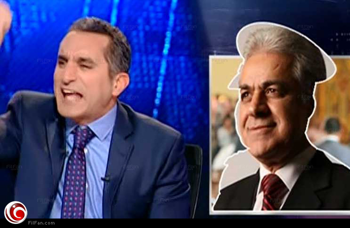 باسم يوسف أثناء سخريته من حمدين صباحي