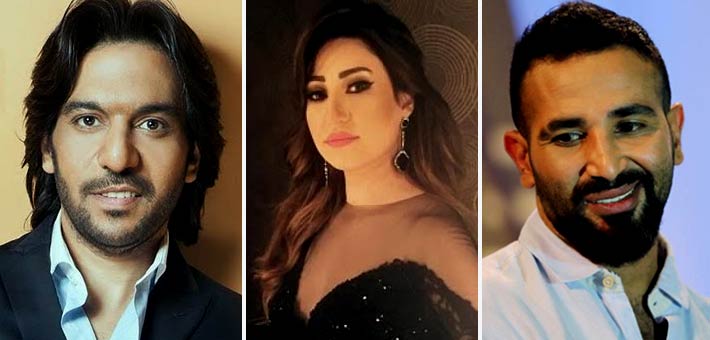 أحمد سعد وبوسي وبهاء سلطان