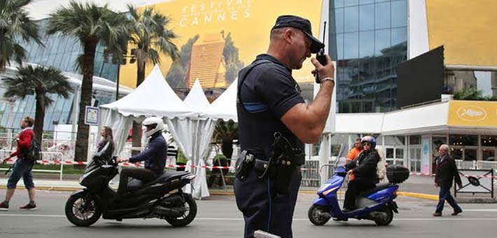 استعدادات أمنية في محيط مهرجان كان