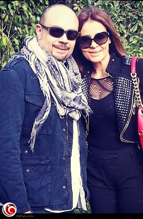 كارول سماحة ووليد زوجها