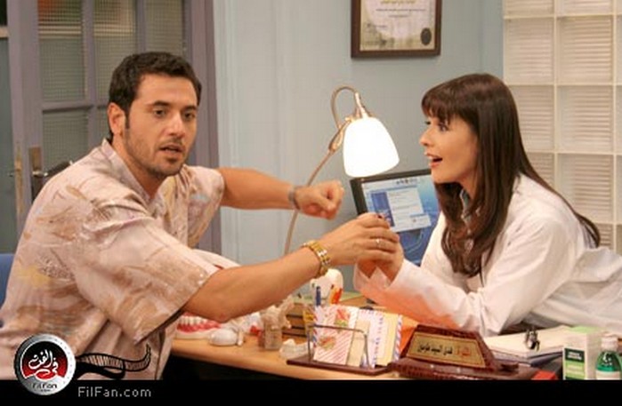 أحمد عز وبسمة في &quot;العيادة&quot;