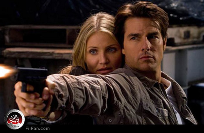 توم كروز وكاميرون دياز في لقطة من فيلم Knight &amp; Day