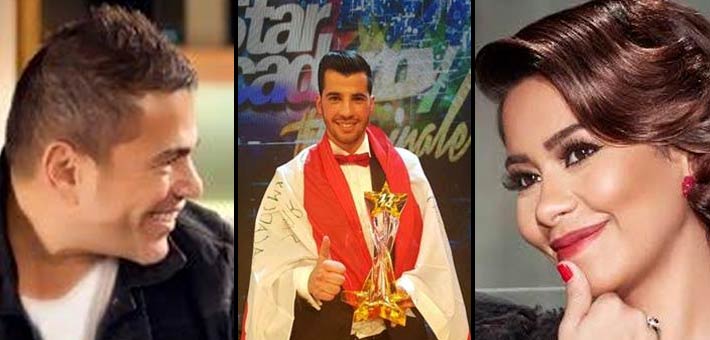 شيرين ومروان يوسف وعمرو دياب