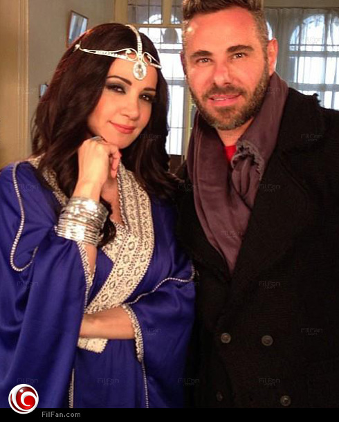 ديانا مع خبير التجميل فادي قطايا