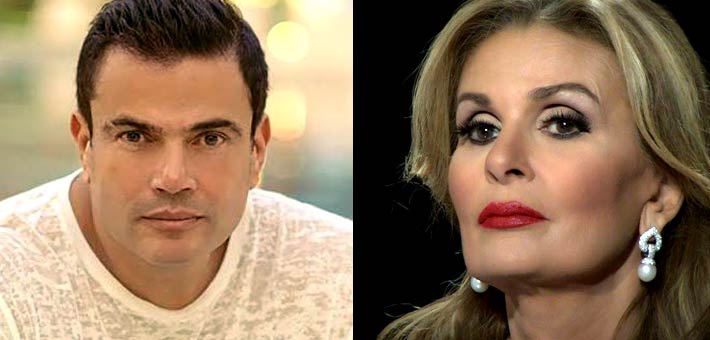 عمرو دياب ويسرا