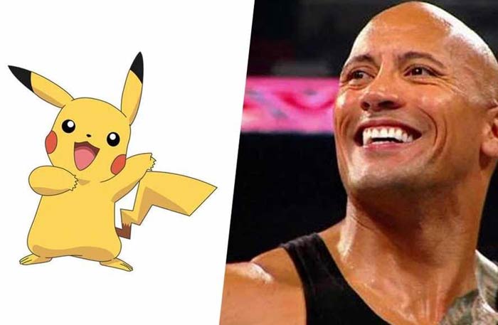 دوين جونسون يتنكر في ملابس شخصية &quot;بيكاتشو&quot;