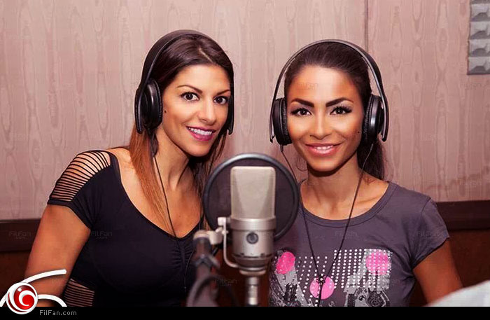 دوللي شاهين مع نادينا