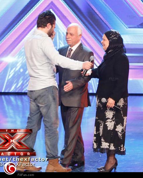 أسرة مجدي شريف على مسرح The X Factor
