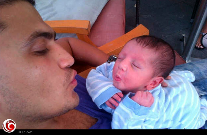 هيثم سعيد مع ابنه يوسف