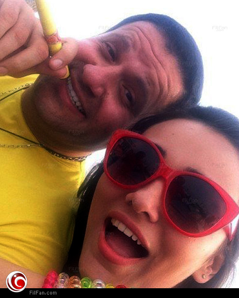 راندا البحيري وإدوارد في كواليس  &quot;الدنيا مقلوبة&quot;