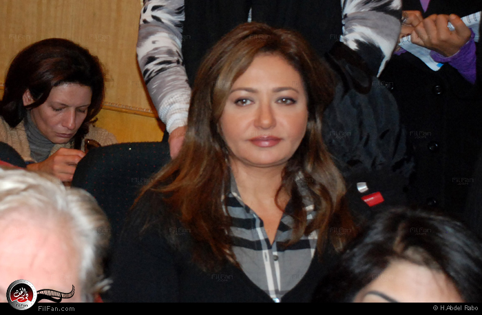 ليلى علوي أثناء المؤتمر