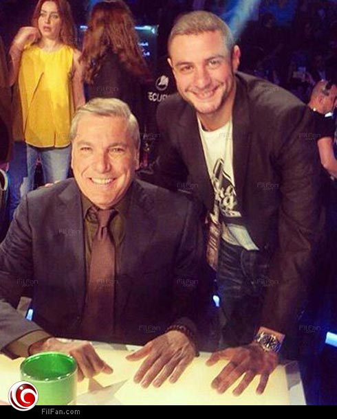 أحمد الفيشاوي وطليقته وسام يوم زفافهما