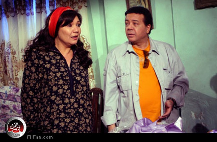 أحمد آدم وعايدة رياض في مشهد من &quot;الفوريجي&quot;