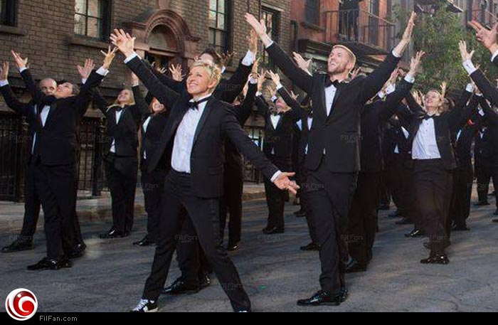 إلين دي جينيريس في إعلان الأوسكار