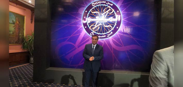 جورج قرداحي في تجارب أداء &quot;من سيربح المليون؟&quot; في مصر