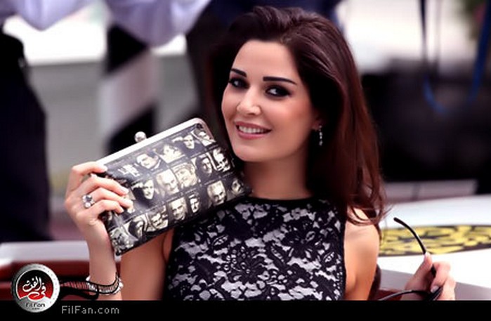 سيرين عبد النور أثناء مشاركة الفيلم في مهرجان فينيسيا