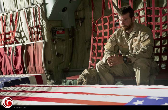 برادلي كوبر في مشهد من فيلم &quot;القناص الأمريكي&quot;