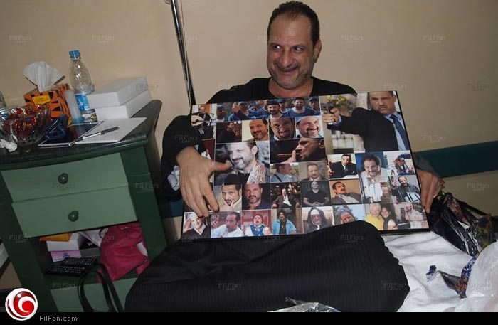 خالد الصاوي يحتفل بعيد ميلاده في المستشفى