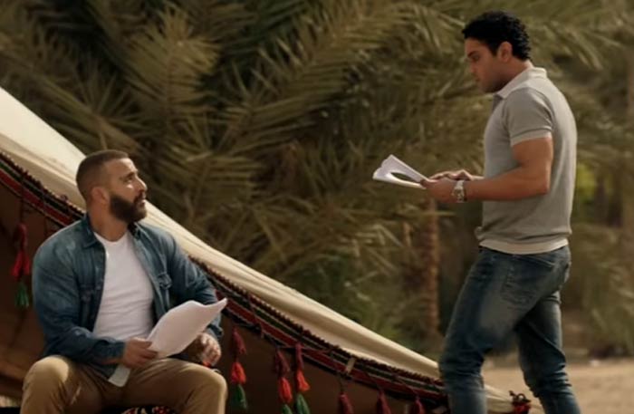 أحمد السقا وآسر ياسين في إعلان فودافون