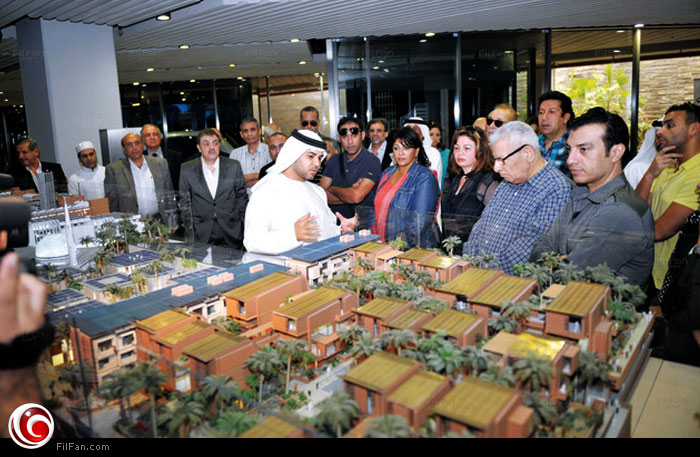 صورة من الوفد الشعبي المتواجد في الإمارات