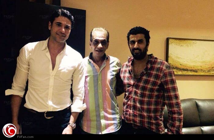 محمد السبكي يتوسط أحمد عز ومحمد سامي