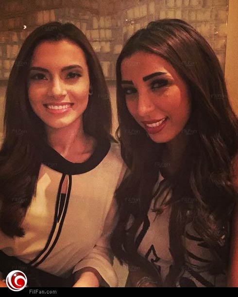 دنيا بطمة وكارمن سليمان في آخر لقاء جمعهما في أبو ظبي