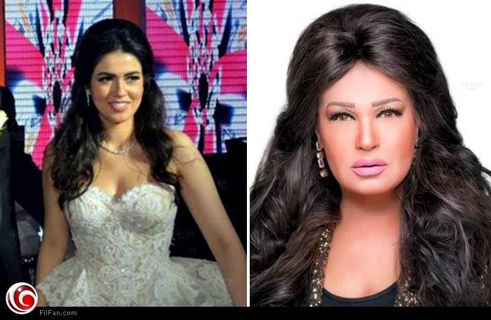 فيفي عبده وابنتها هنادي