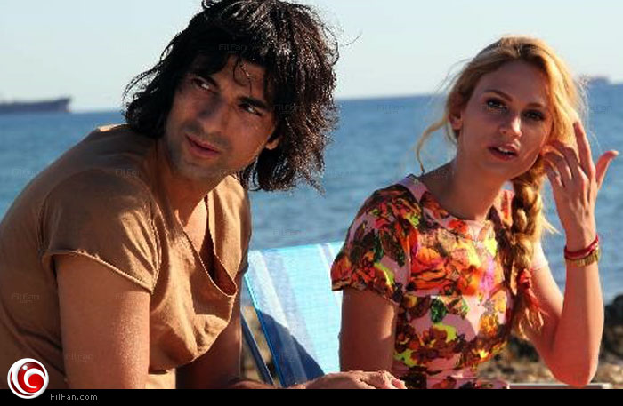 كريم وإيلين في كواليس الفيلم