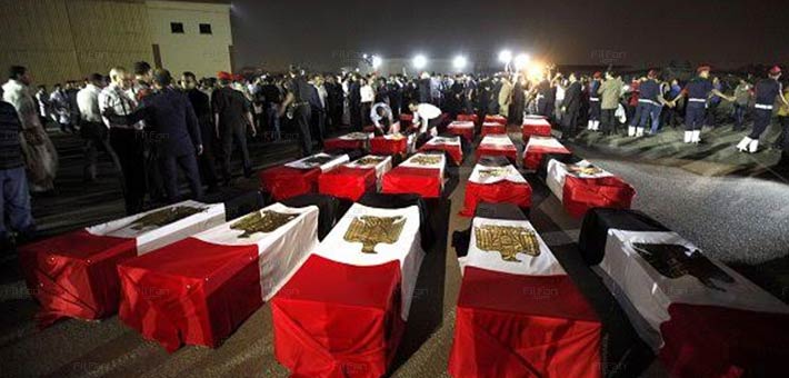 أرشيفية لاستقبال جثامين جنود في حوادث مسلحة سابقة