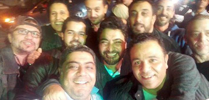 حميد الشاعري في الاحتفال بيعد ميلاده